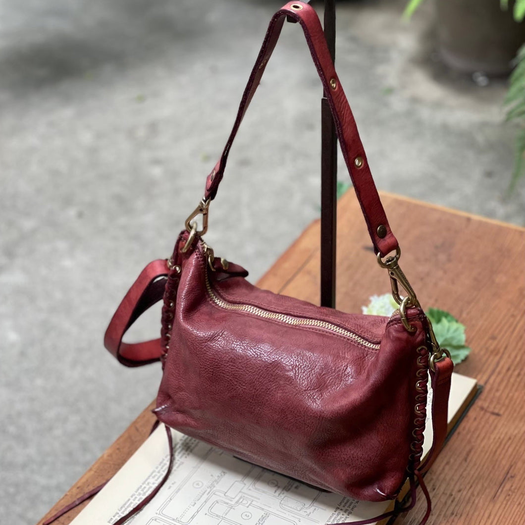 Campomaggi/Dark red shoulder bag