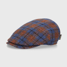Load image into Gallery viewer, Borsalino/Blue-brown Check Cap
