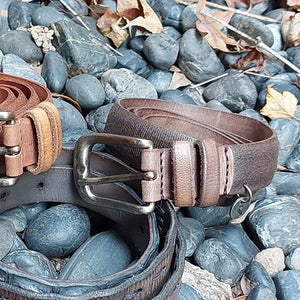Martinica/Dark Brown Leather Belt
