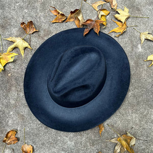 Reinhard Plank/Felt Hat (Black/White Gold)