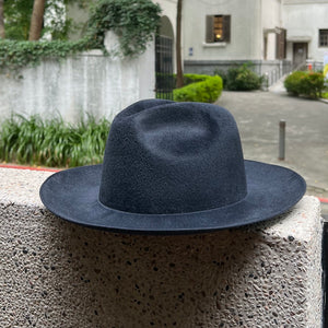 Reinhard Plank/Felt Hat (Black/White Gold)