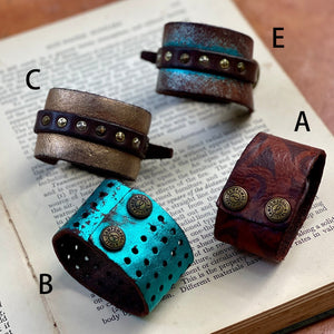 Campomaggi/Unisex Leather Bracelets(A/B/C/D/E)