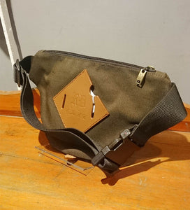 Jas M.B./Canvas Waist Bag(Brown/Grey)