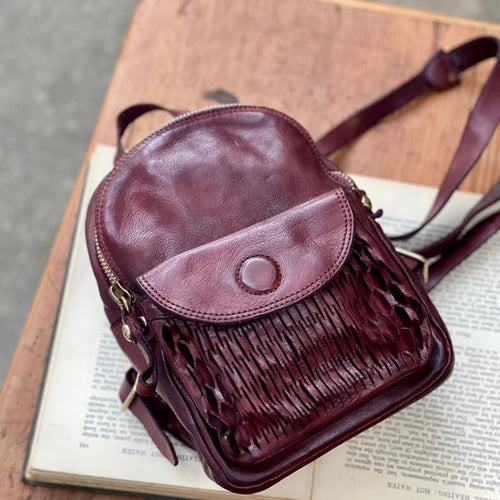 Campomaggi/Small Red Backpack