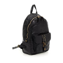 Load image into Gallery viewer, Campomaggi/Small Backpack wit Rivets(Black/Cognac)