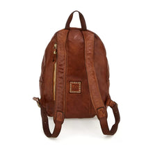 Load image into Gallery viewer, Campomaggi/Small Backpack wit Rivets(Black/Cognac)