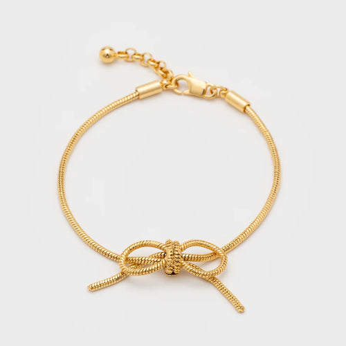 Cecilie Boccara/Bracelet with small chain knot