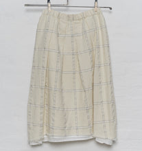 Load image into Gallery viewer, H+ by Hannoh Wessel/Natural Check Wool Skirt