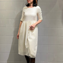 Load image into Gallery viewer, H+ by Hannoh Wessel/Light Wool Dress in Natural (Size:38)