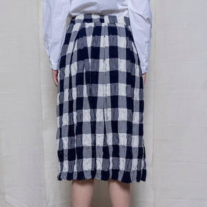 H+ by Hannoh Wessel/Blue plaid skirt(34)
