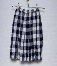 Load image into Gallery viewer, H+ by Hannoh Wessel/Blue plaid skirt(34)