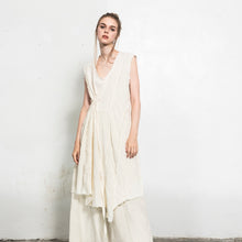 Load image into Gallery viewer, 義大利設計師品牌/PATCH DRESS COULISSE義大利提花棉布洋裝(42)