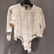 Load image into Gallery viewer, 義大利設計師品牌/Knitting Crop top-Natural(40/42)