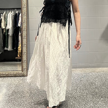 Load image into Gallery viewer, 義大利設計師品牌/White Maxi Skirt