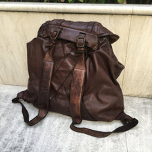 Load image into Gallery viewer, Christian Peau/Large frame soft lambskin backpack - OBEIOBEI