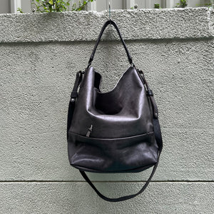 Delle Cose/Brown Horse Leather Shoulder Bag