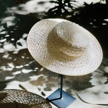 Load image into Gallery viewer, 日本設計師草帽/Wide brim straw hat(White)