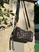 Load image into Gallery viewer, Campomaggi/Black Woven Shoulder Bag