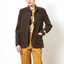 Load image into Gallery viewer, 義大利Massimo Alba/Brown Wool Jacket
