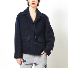 Load image into Gallery viewer, 義大利Massimo Alba/Navy Vergin Wool Jacket
