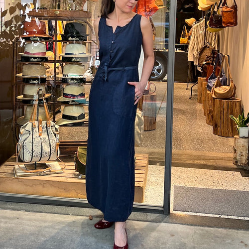H+ by Hannoh Wessel/Navy sleeveless dress(38)