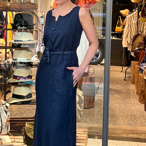 H+ by Hannoh Wessel/Navy sleeveless dress(38)