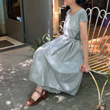Load image into Gallery viewer, H+ by Hannoh Wessel/Light grey dress(36)