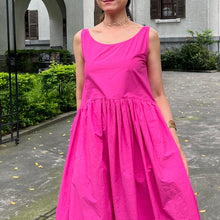 Load image into Gallery viewer, H+ by Hannoh Wessel/Pink sleeveless dress(Size:36)