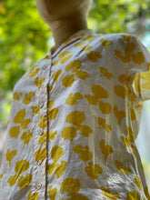 Load image into Gallery viewer, H+ by Hannoh Wessel/Yellow flower shirt(#38)