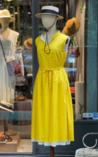 Load image into Gallery viewer, H+ by Hannoh Wessel/Yellow sleeveless dress(#36)