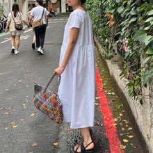 Load image into Gallery viewer, H+ by Hannoh Wessel/White dress(Size:36/38)