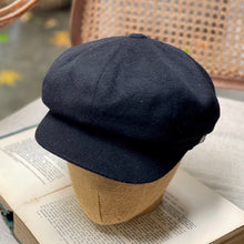 Load image into Gallery viewer, Doria/Black Wool Sailor Cap