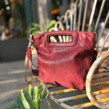 Load image into Gallery viewer, Campomaggi/Leather Handbag(Burgundy/Grey)