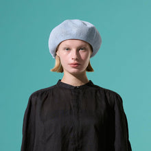 Load image into Gallery viewer, 日本設計師帽款/Blue Linen Beret
