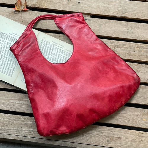 Numero 10/Red leather handbag