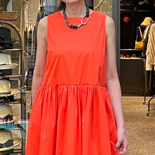 Load image into Gallery viewer, 西班牙服裝設計師/Sleeveless Dress(Orange/White)
