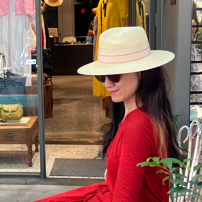 Borsalino/Wide Brim Panama Hat for Lady