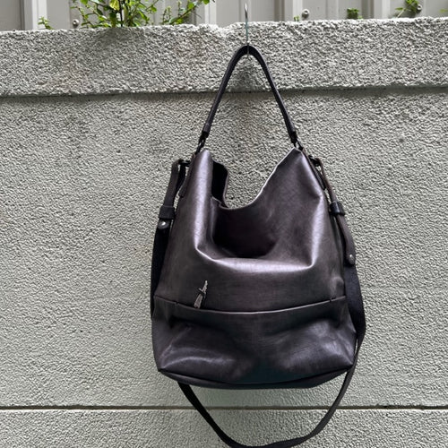 Delle Cose/Brown Horse Leather Shoulder Bag