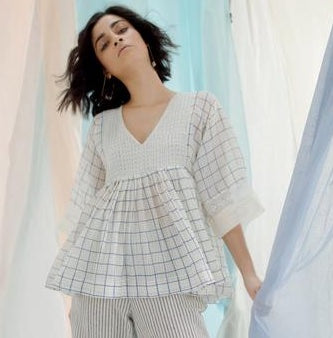 ITR/Cotton Peasant Top