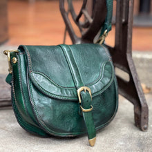 Load image into Gallery viewer, Campomaggi/Green saddle bag - OBEIOBEI