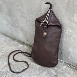 Delle Cose/Small Brown Shoulder Bag - OBEIOBEI