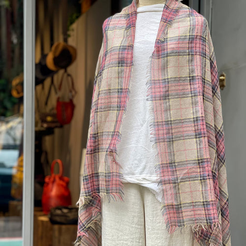 德國Codello/Check Silk Scarf - OBEIOBEI