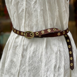 Campomaggi/Leather Belt (Black/Brown) - OBEIOBEI