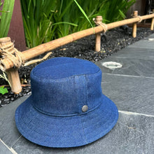 Load image into Gallery viewer, Doria/Denim Bucket Hat - OBEIOBEI