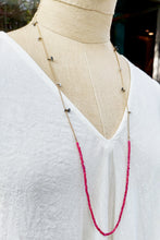 Load image into Gallery viewer, SHASHI/Ruby Tassel Necklace - OBEIOBEI