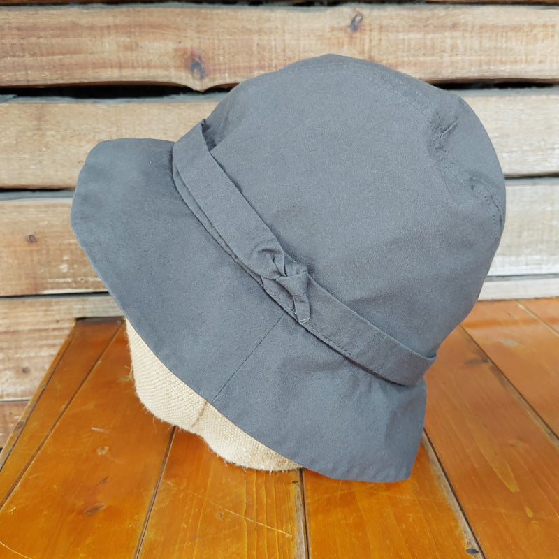 日本設計師帽款/Cotton Bonnie Hat (Dark Brown) - OBEIOBEI