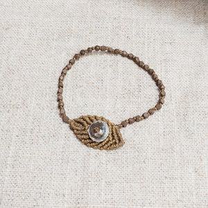 ISHI/Brown Brass Beads Bracelet - OBEIOBEI