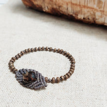 Load image into Gallery viewer, ISHI/Brown Brass Beads Bracelet - OBEIOBEI