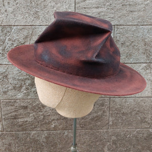 Move/Black brown felt hat - OBEIOBEI