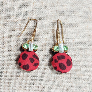 Tutti Gufi/Red Owl Earrings - OBEIOBEI